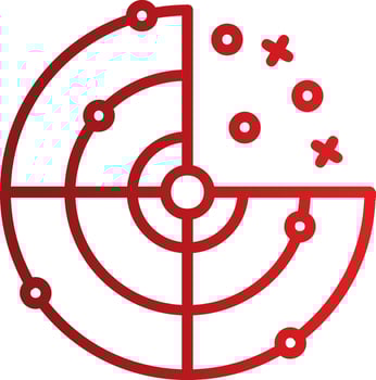 Radar Vector Icon
