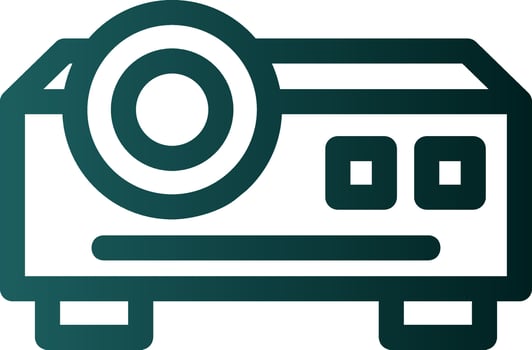 Projector Vector Icon Design