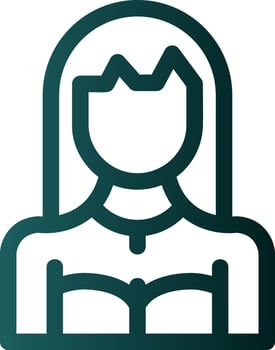 Actress Vector Icon Design