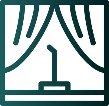 Stage Vector Icon Design