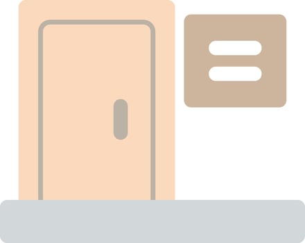 Dressing Room Vector Icon Design