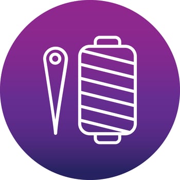 Sewing Vector Icon