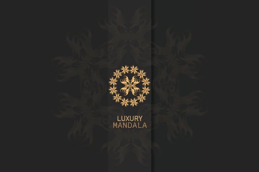 invitation card templates with gold patterned and crystals color luxury mandala background with golden arebesque pattern arabic islamic east style. ramadan style decorative mandala, flyer banner vector
