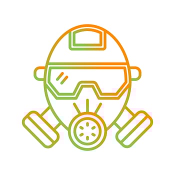 Gas Mask Vector Icon