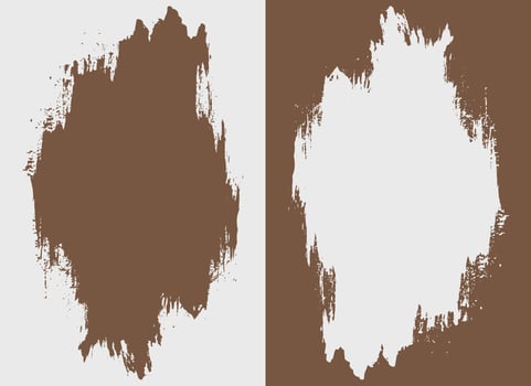 Collection of free vector brush stroke image