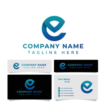 Letter E Shield Logo, suitable for any business related to Shield with E initial. vector