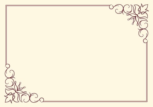 Elegant vintage frame vector