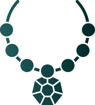 Necklace Vector Icon Design
