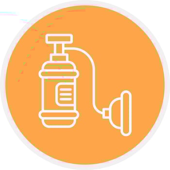 Oxygen Tank Creative Icon Design vector