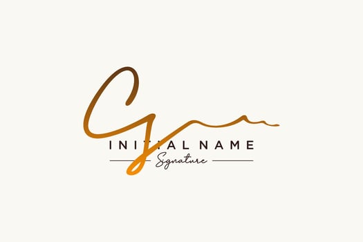 Initial CS signature logo template vector. Hand drawn Calligraphy lettering Vector illustration.