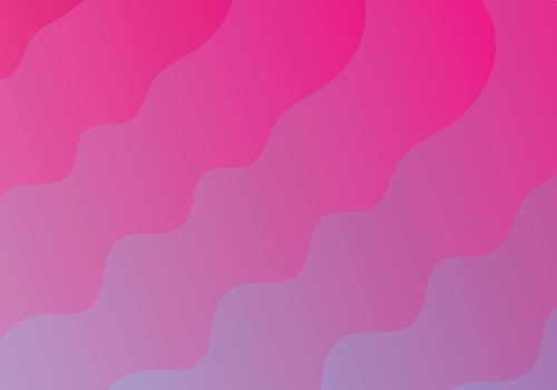 Abstract background composed of wavy curves Gradient from light pink to dark vector