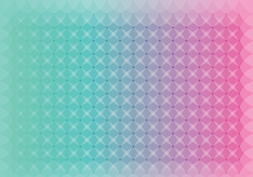 An abstract background composed of ovals resembling a flower. Gradient pastel tones from light pink to dark green vector