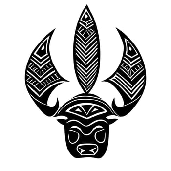 Tribal textures patterns graphic design tattoo logo editable vector