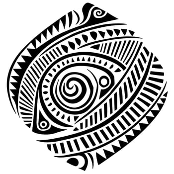 Tribal textures patterns graphic design tattoo logo editable vector