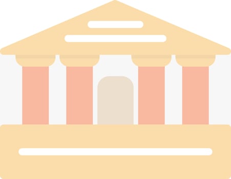 Parthenon Vector Icon Design