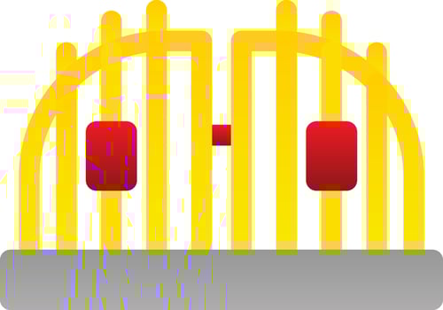 Dubai Gate Vector Icon Design
