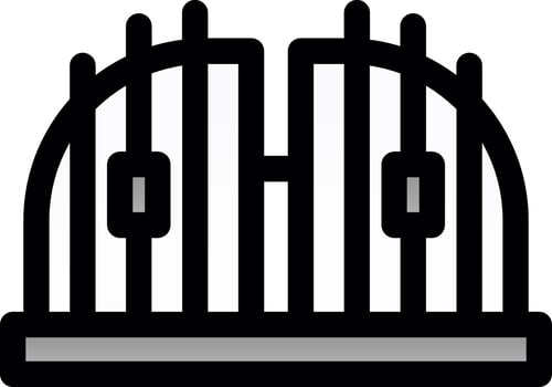 Dubai Gate Vector Icon Design