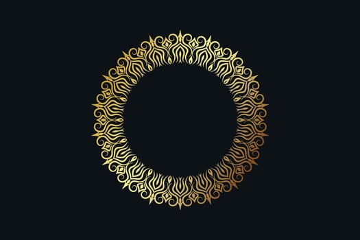 Luxury mandala design background vector