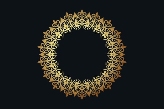 Luxury mandala design background vector