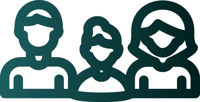 Parents Vector Icon Design