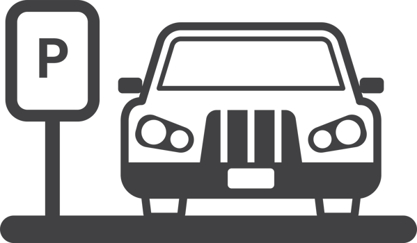 taxi stand illustration in minimal style png
