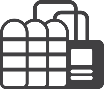 industrial machinery illustration in minimal style png
