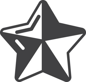 star illustration in minimal style png
