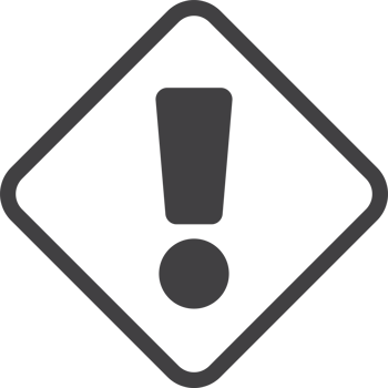 exclamation mark sign illustration in minimal style png