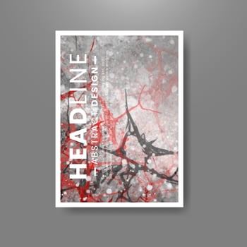 Cards with watercolor background. Design for your cover, date, postcard, banner, logo. vector