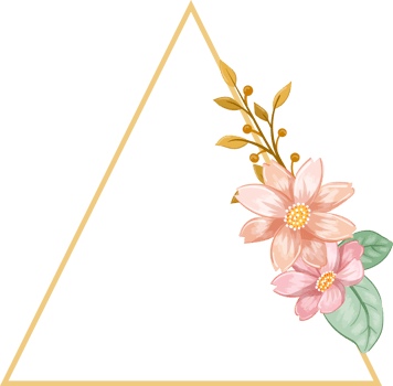 Orange Flower Arrangement with watercolor style png