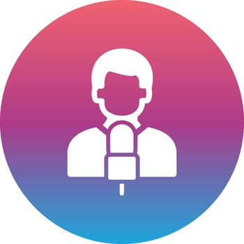 Journalism Vector Icon