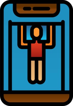 Pull Up Vector Icon Design
