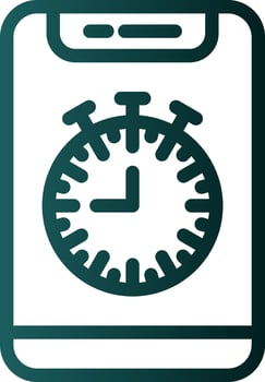Stopwatch Vector Icon Design