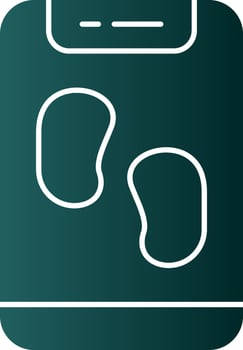Pedometer Vector Icon Design