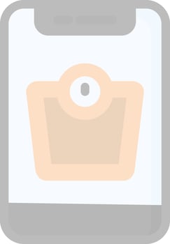 Weight Scale Vector Icon Design