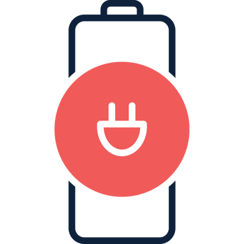 battery charge Indicator icon png