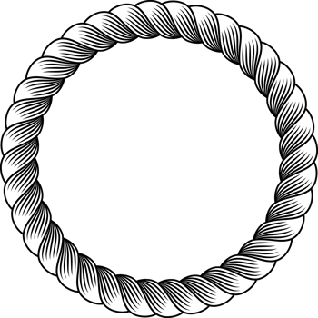 circle rope frame png