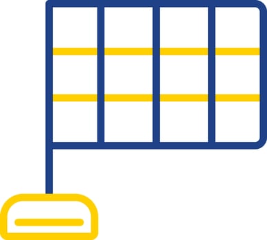 Checkered Flags Vector Icon Design