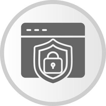 Web Security Vector Icon