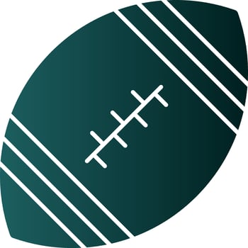 American Football Vector Icon Design