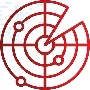 Radar Vector Icon