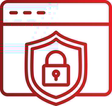 Web Security Vector Icon