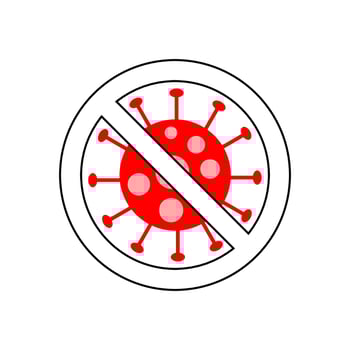 Anti virus icon vector design