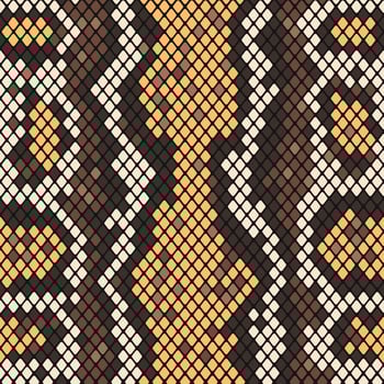Seamless Snake Skin Pattern vector