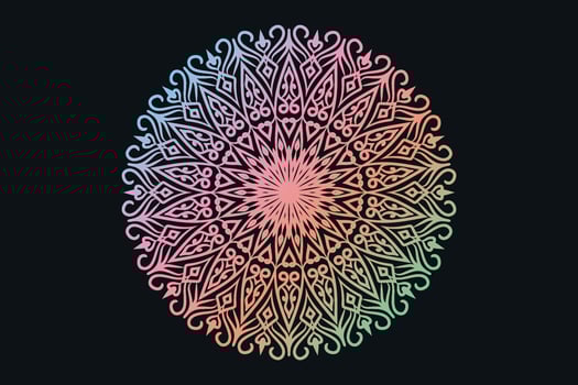 Luxury ornamental mandala design background pro vector