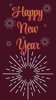 Happy new year 2023. Holiday greeting card design. suitable to use on new year event. vector