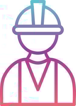 Construction Worker Vector Icon