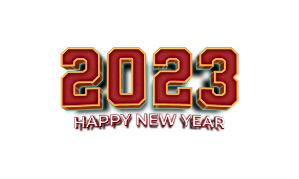 elegant 2023 text png