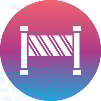Barrier Vector Icon
