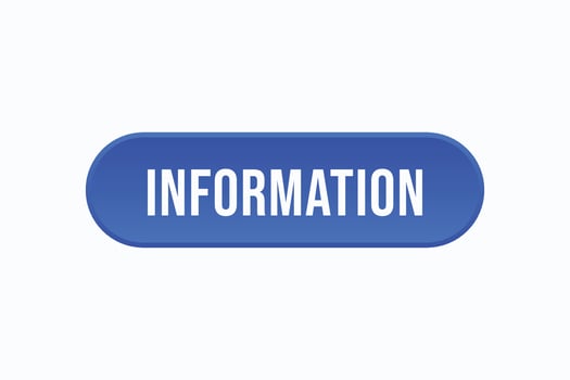 information button vectors. sign label speech bubble information vector